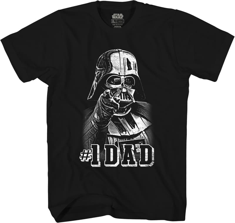 Father's Day Darth Vader Graphic Tee for Men