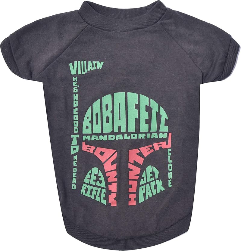 Boba Fett Dog T-Shirt for Large Breeds