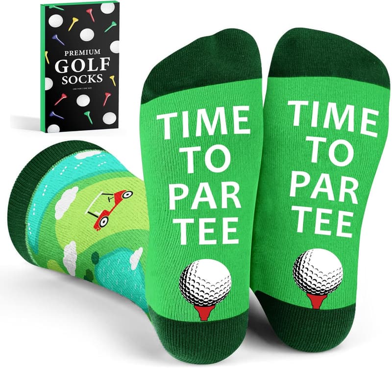 Golf Gifts for Men - Fun Golf Socks & Accessories
