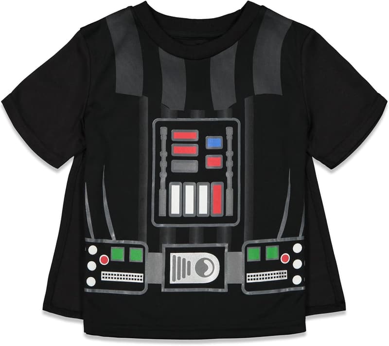 Star Wars Darth Vader Costume Set for Kids: T-Shirt, Shorts & Cape
