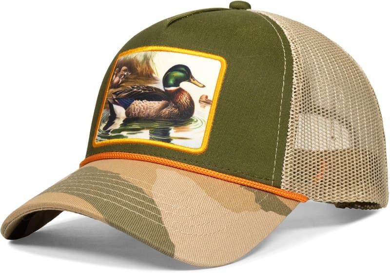 Hunting Beanie Hat for Men and Women - Blaze Orange/Camo