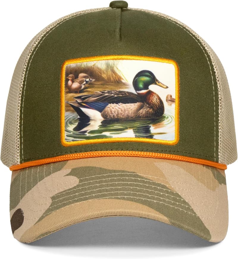 Hunting Beanie Hat for Men and Women - Blaze Orange/Camo