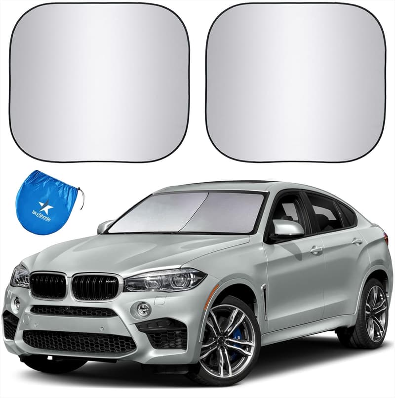 Foldable Windshield Sun Shade with Reflective Technology