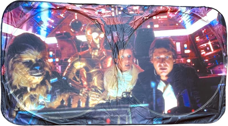 Star Wars Millennium Falcon UV Window Sunshade Protector