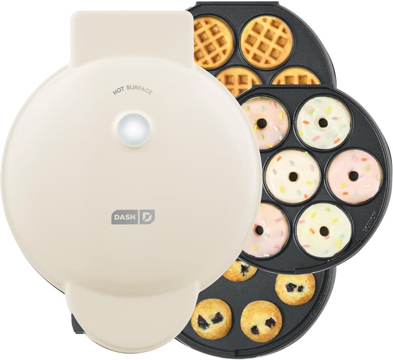 DASH Mini Treat Maker Set: Donuts, Waffles & Cupcakes
