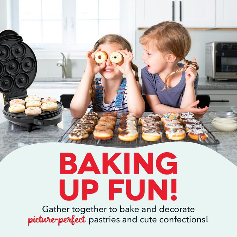 DASH Mini Treat Maker Set: Donuts, Waffles & Cupcakes