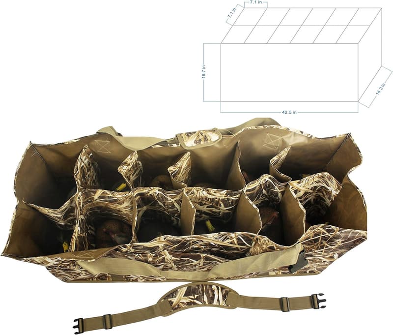 Waterfowl Hunting: AUSCAMOTEK 12-Slot Duck Decoy Bag