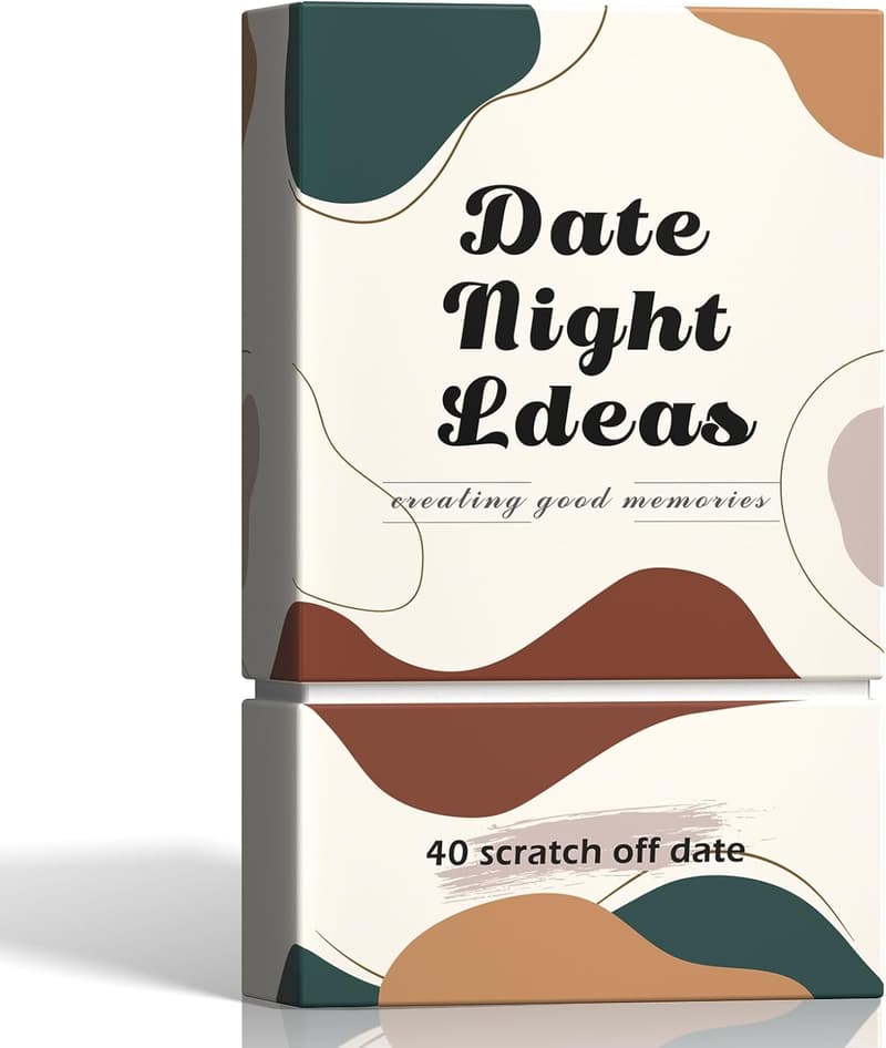 Date Night Scratch-Off Ideas Cards for Couples - Romantic & Adventurous