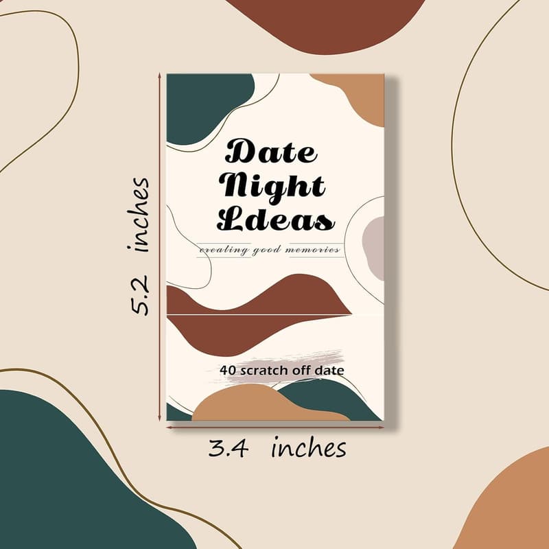 Date Night Scratch-Off Ideas Cards for Couples - Romantic & Adventurous