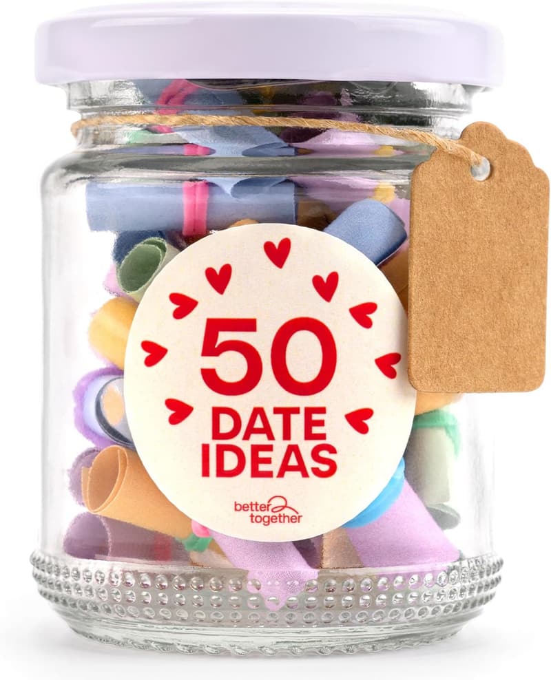 50 Date Night Idea Scrolls for Couples - Romantic Gifts