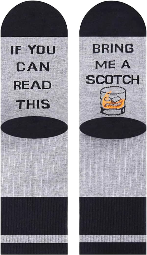 Drink Lover's Gift Set - Scotch Whiskey Socks for Men