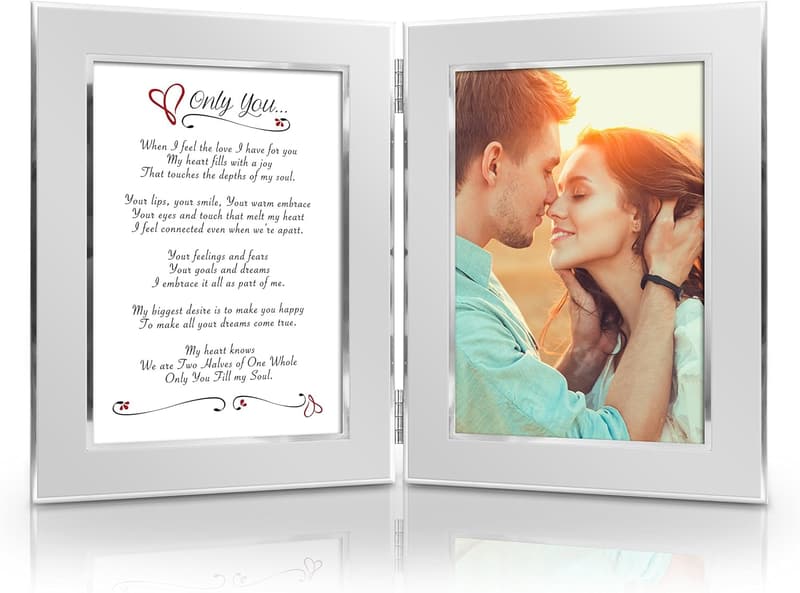 Custom Poetry Gift with Photo for Date Night Romance