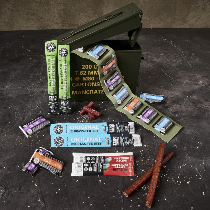 Premium Snack-munition Ammo Can Gift for Meat Lovers