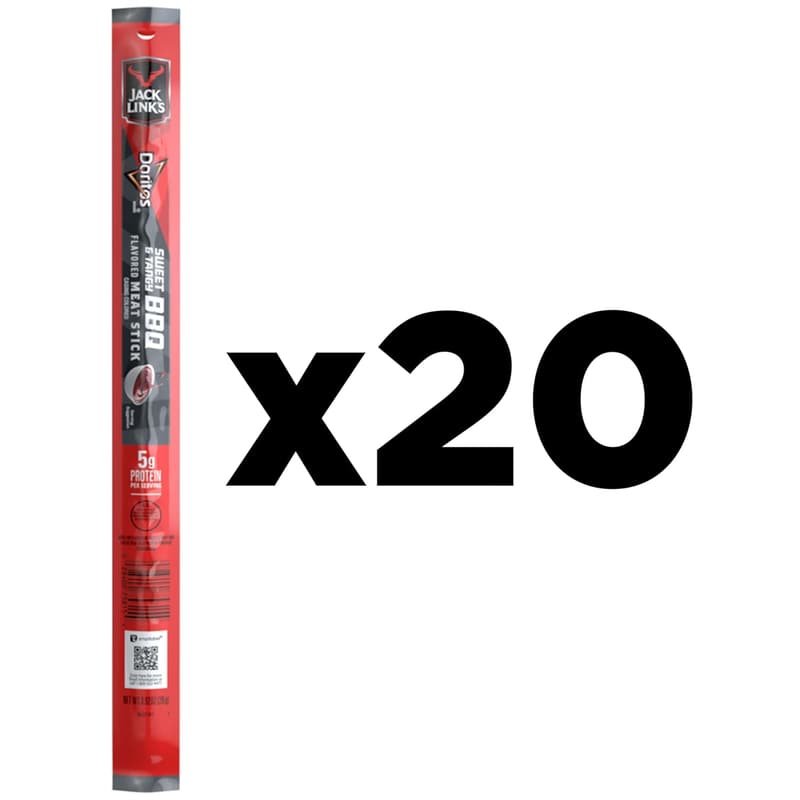 Sweet & Tangy BBQ Meat Sticks - 20 Pack