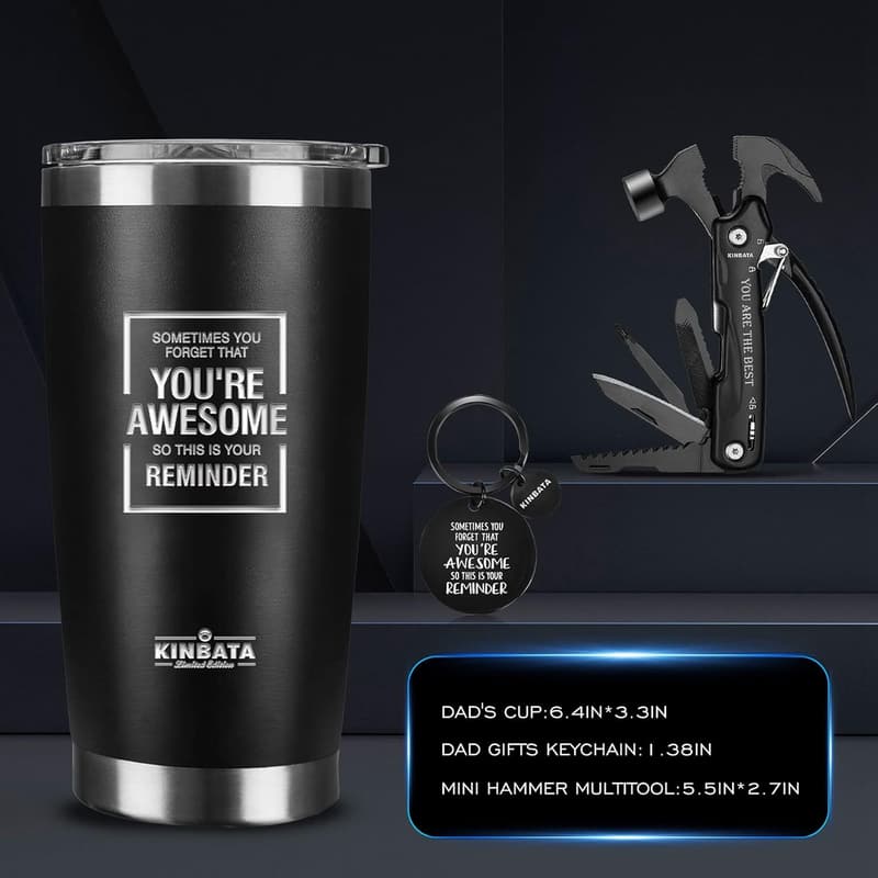 Birthday Gifts for Men: Multitools & Tumblers