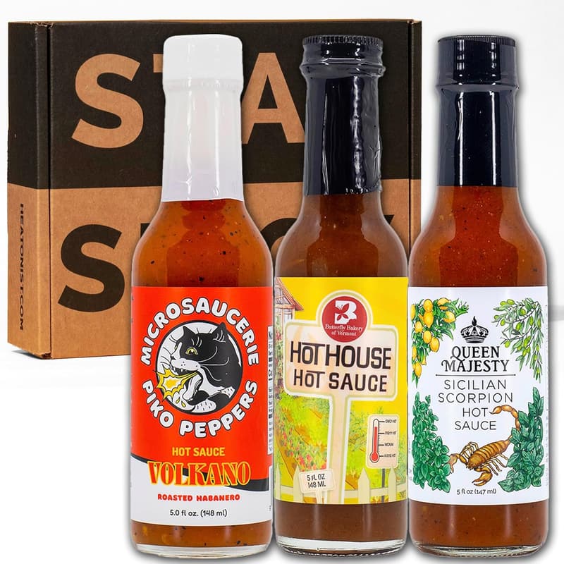 Hot Ones Hot Sauce Challenge Set - Natural Ingredients (3-Pack)