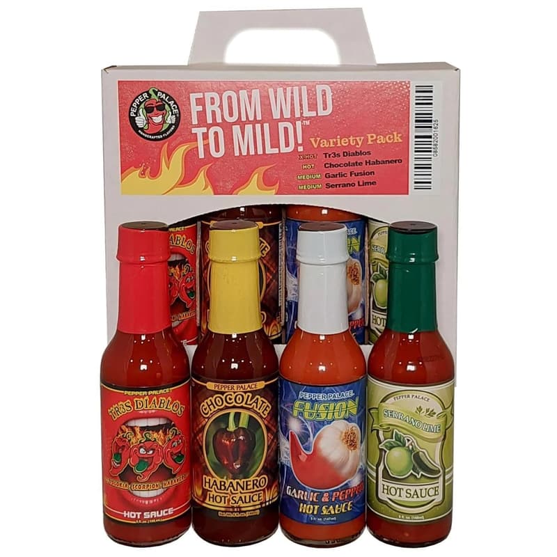 Hot Sauce Variety Gift Kit - Wild to Mild Selection