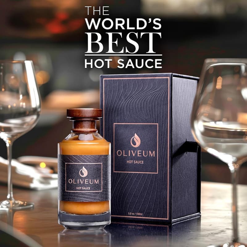 Gourmet Organic Habanero Hot Sauce - Medium Spice Gift for Men