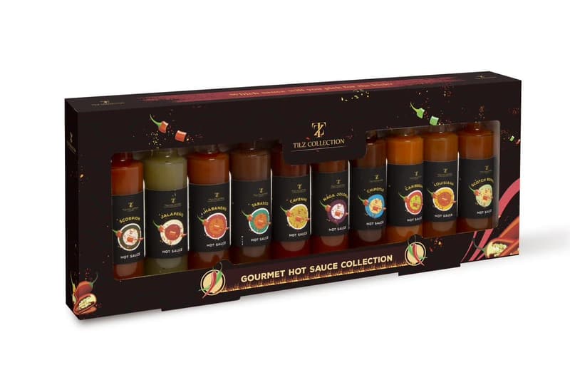 Chili Hot Sauce Gift Set - 10 Varieties for Food Lovers