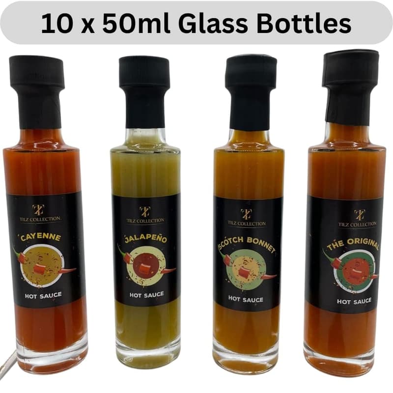 Chili Hot Sauce Gift Set - 10 Varieties for Food Lovers