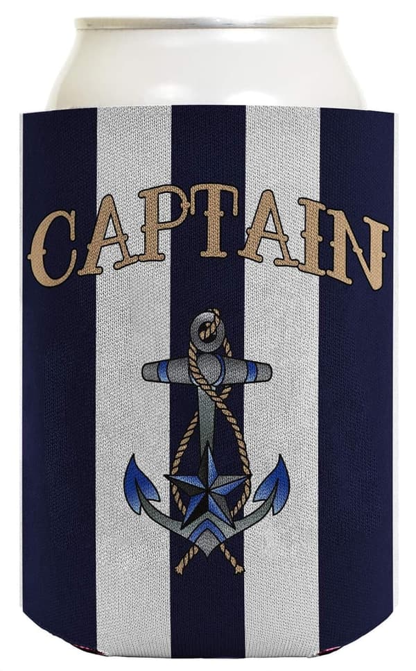 Nautical Beer Coolie Gift Set for Sailing Enthusiasts
