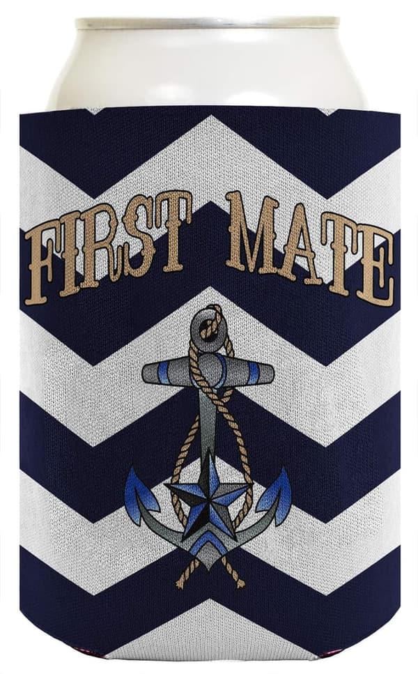 Nautical Beer Coolie Gift Set for Sailing Enthusiasts