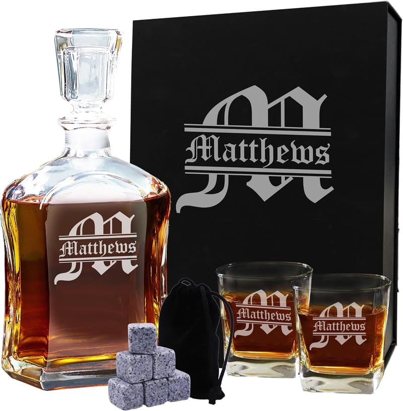 Personalized Engraved 23 oz Liquor Decanter