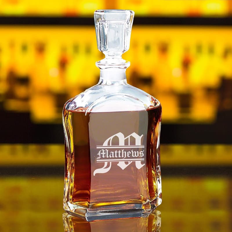 Personalized Engraved 23 oz Liquor Decanter