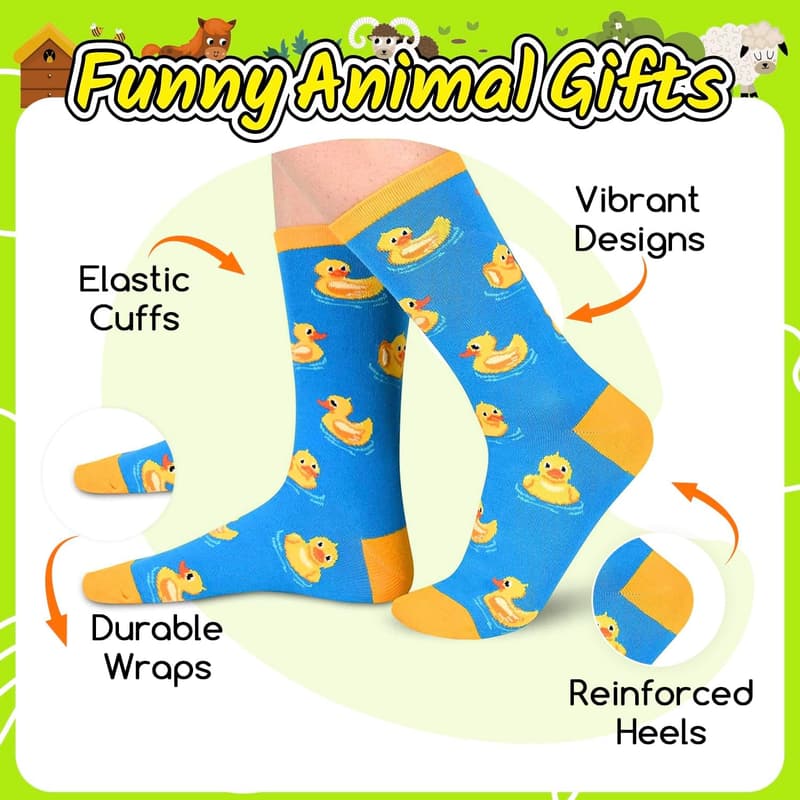 Animal Lover Gifts: Cute Funny Socks for Women