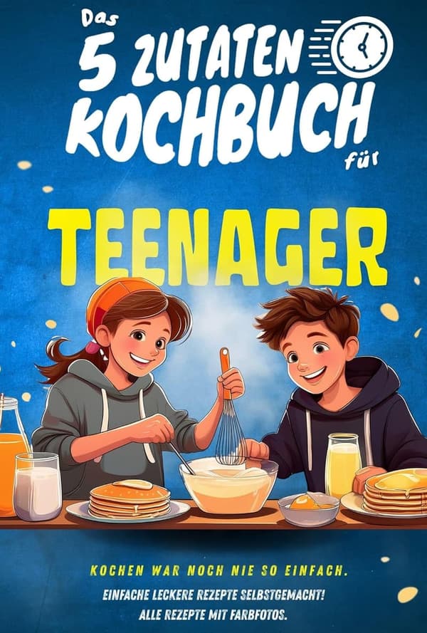 Teen Cooking Made Easy: 5-Ingredient Cookbook for Teens