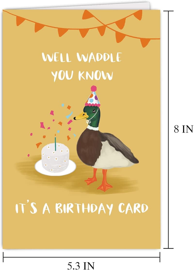 Funny Duck Pun Birthday Card for Duck Lovers