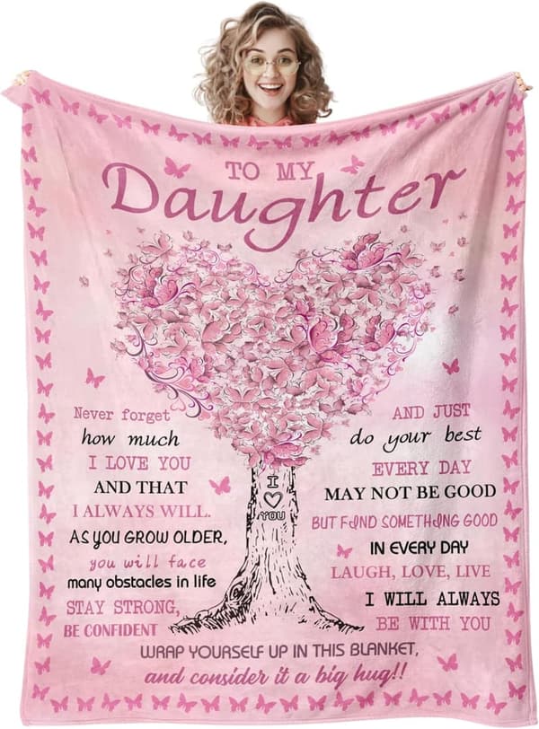 Mother's Day Blanket for Daughter - Cozy Gift 60
