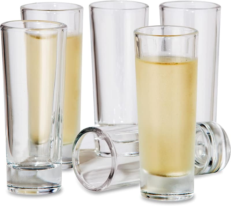 Set of 6 Heavy Base Shot Glasses - Classic Groomsmen Gifts