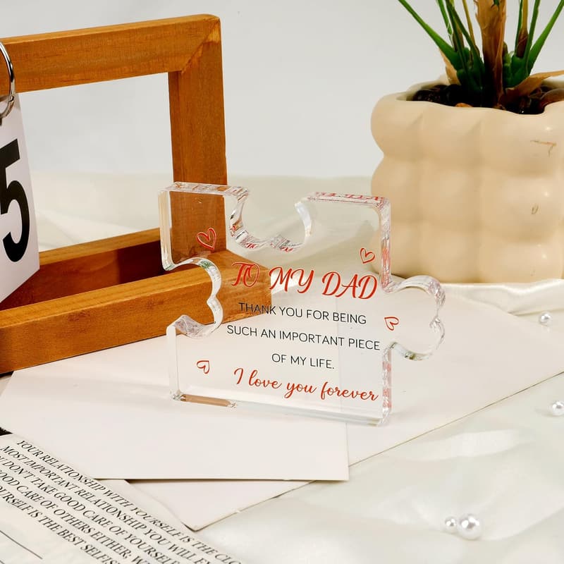 Cool Acrylic Block Gift for Dad - Perfect for Father's Day