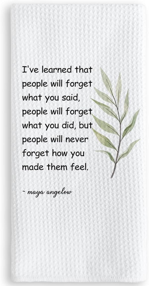 Hostess Gifts: Inspirational Absorbent Kitchen Towels (Set of 2)
