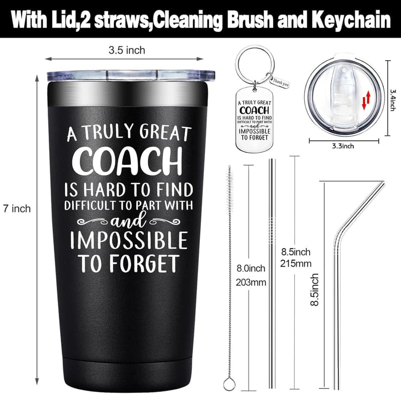 Coach Appreciation Tumbler 20oz - Perfect Gift for Men