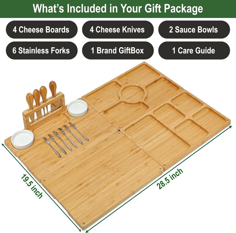 Housewarming Gift Set - 4 Charcuterie Boards