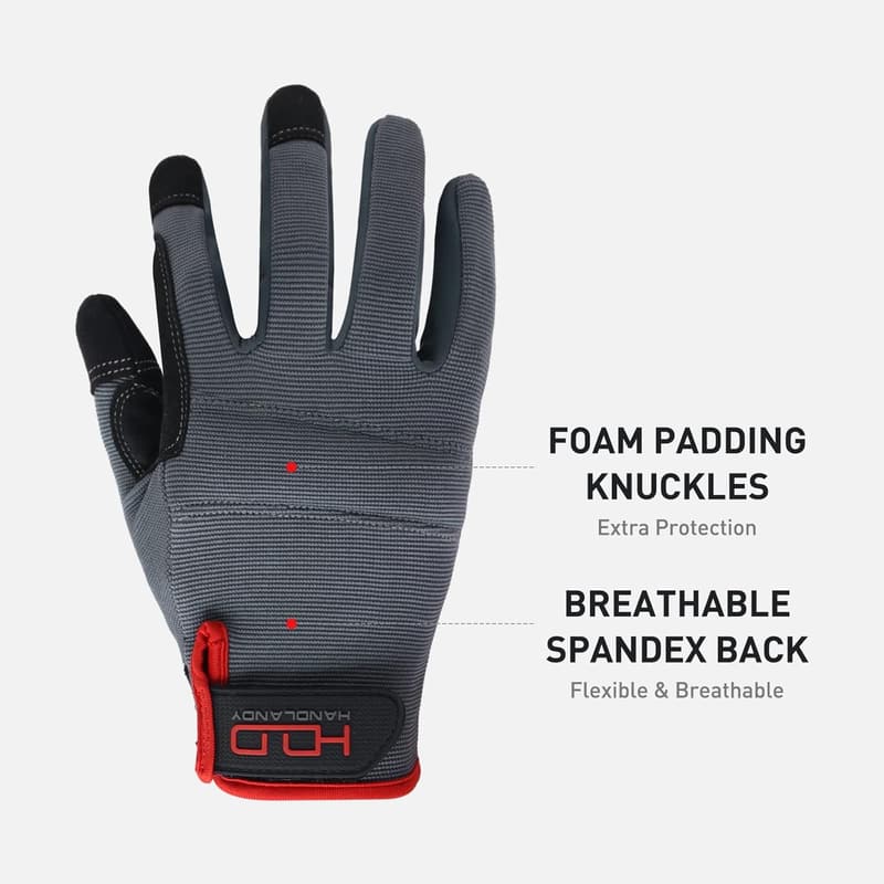 Touch Screen Utility Work Gloves for Men & Women