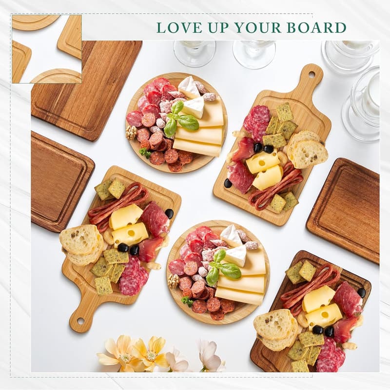 Bridal Baby Shower Cheese Board Gift Set with Knives and Tags