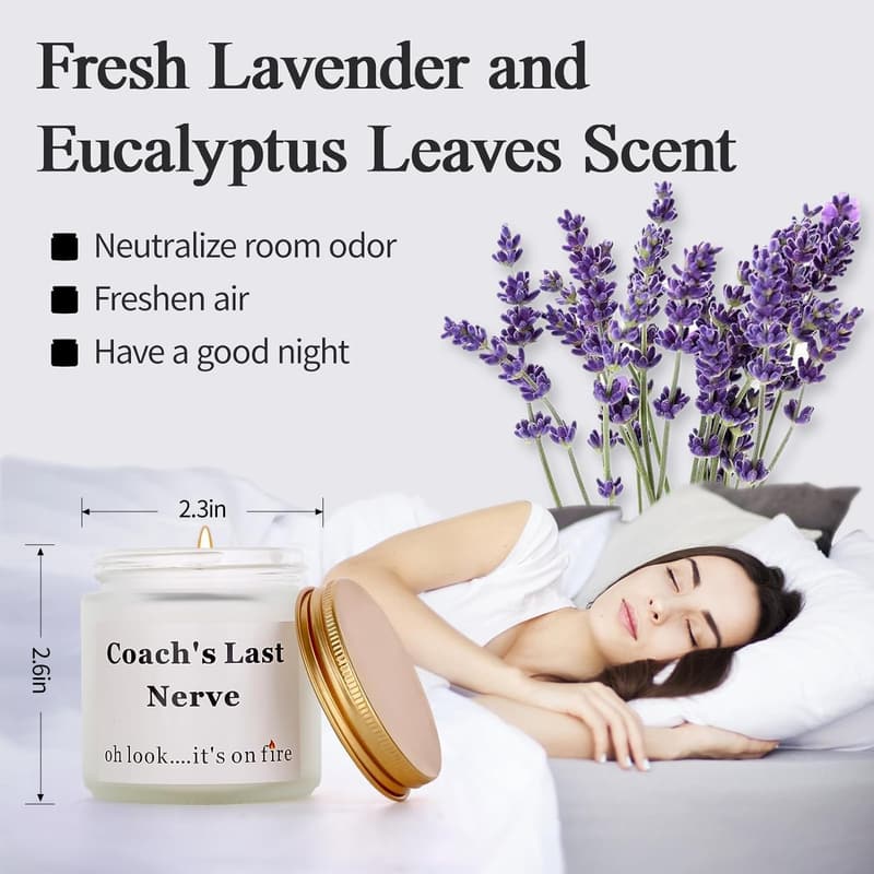 Last Nerve Candle Set for Women & Men (4pcs, White)