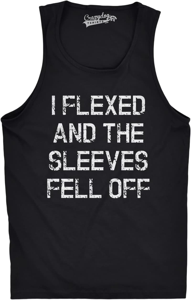 Funny Gym Workout Tank Top for Men -