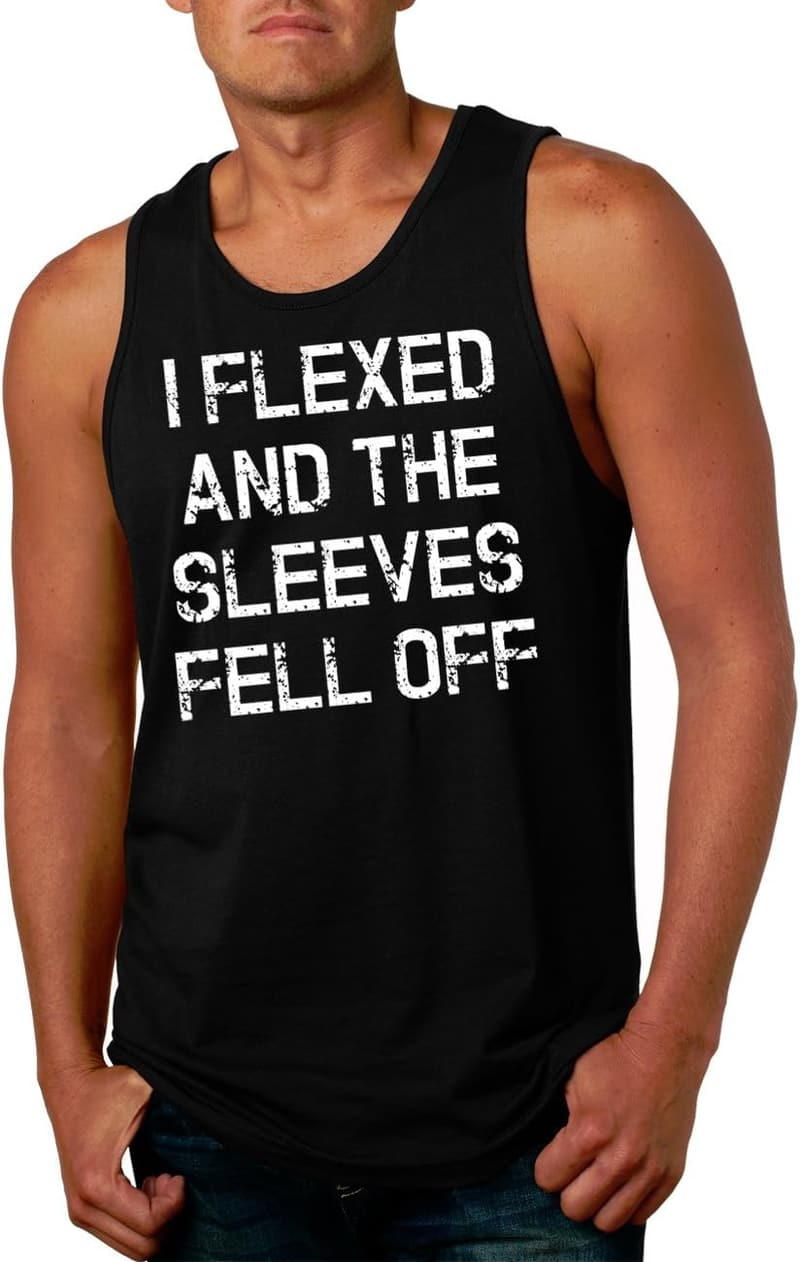Funny Gym Workout Tank Top for Men - 