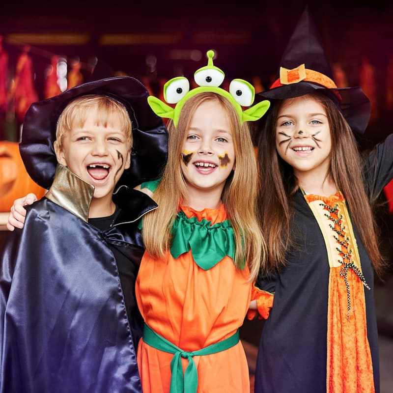 Alien Plush Headband for Kids & Adults – Costume Party Accessory