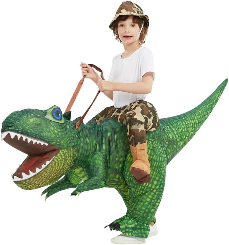 Kids Inflatable Dinosaur Costume for Halloween Party