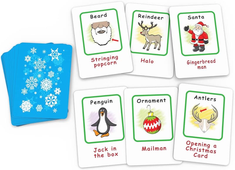 Christmas Santa Claus Charades - Fun Game for Kids 6+