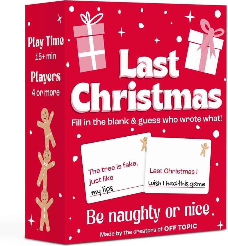 Naughty or Nice Holiday Party Game for Family Fun