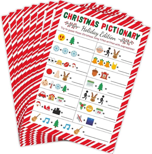 Christmas Party Song Guessing Game for Adults (30 Players)