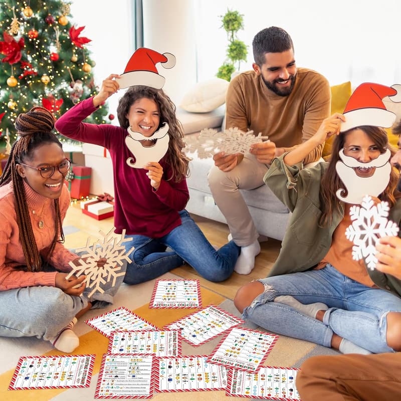 Christmas Party Song Guessing Game for Adults (30 Players)