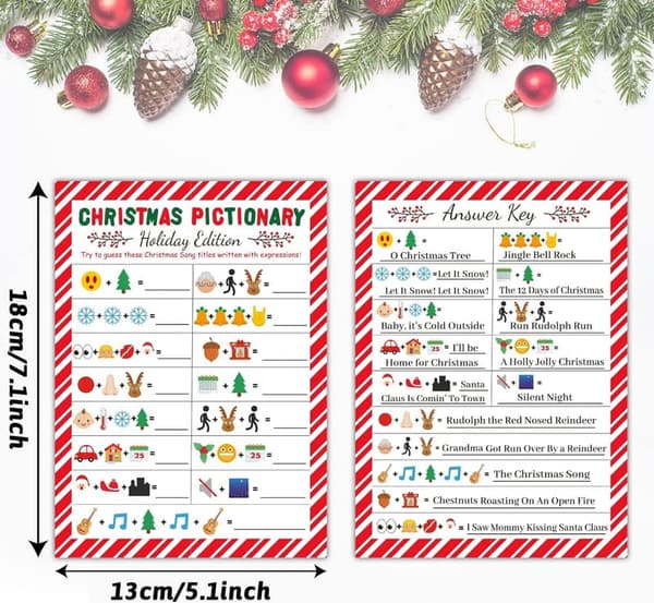 Christmas Party Song Guessing Game for Adults (30 Players)