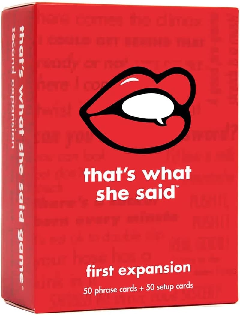 That's What She Said Game - First Expansion for Adults